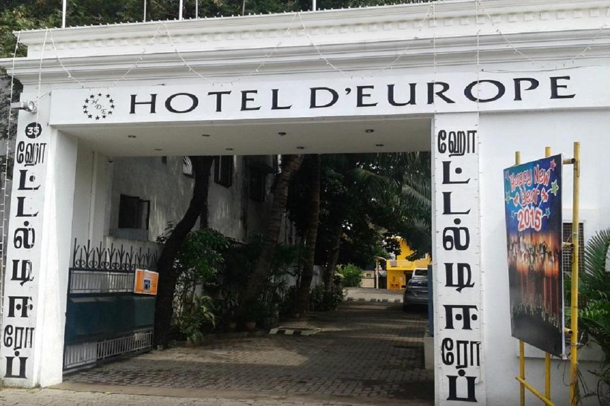 Hotel D'Europe Puducherry Eksteriør billede